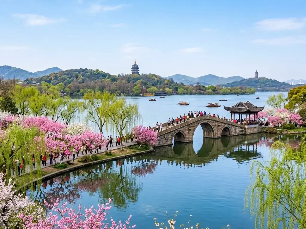 China scenic nature tours lakes and landscapes