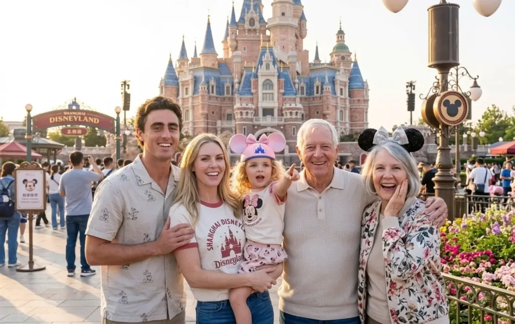3-Day Shanghai Family Tour: Disney, Old Town & Water Town Experience